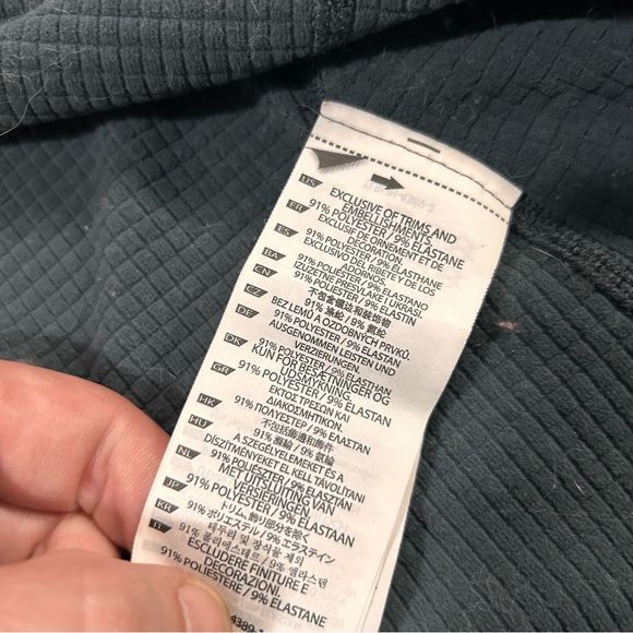 511 Tactical Men's Medium Grey 1/4 Zip Stretch Mock Neck Pullover Fleece - Picture 5 of 7